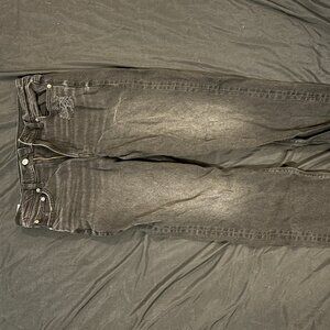 American Eagle Super High Rise Ankle Straight (size 10)